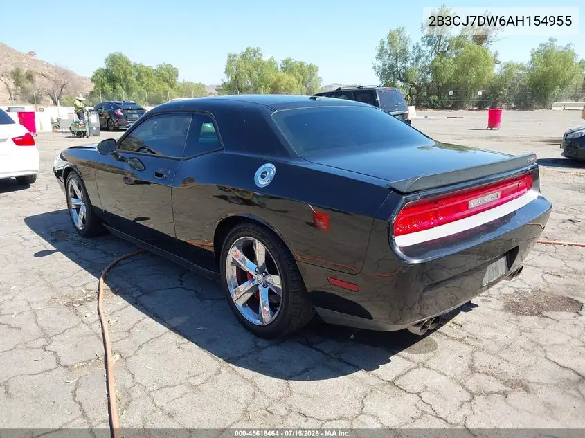 2010 Dodge Challenger Srt8 VIN: 2B3CJ7DW6AH154955 Lot: 45618464