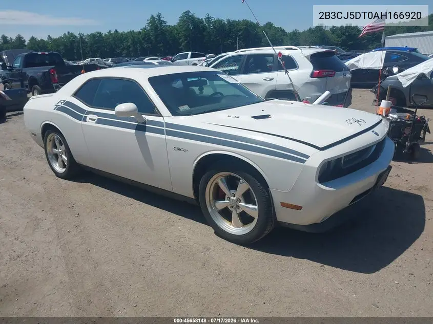 2010 Dodge Challenger R/T VIN: 2B3CJ5DT0AH166920 Lot: 45658148