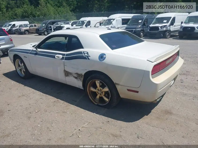 2010 Dodge Challenger R/T VIN: 2B3CJ5DT0AH166920 Lot: 45658148