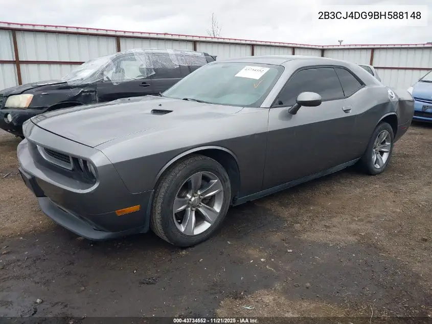 2B3CJ4DG9BH588148 2011 Dodge Challenger