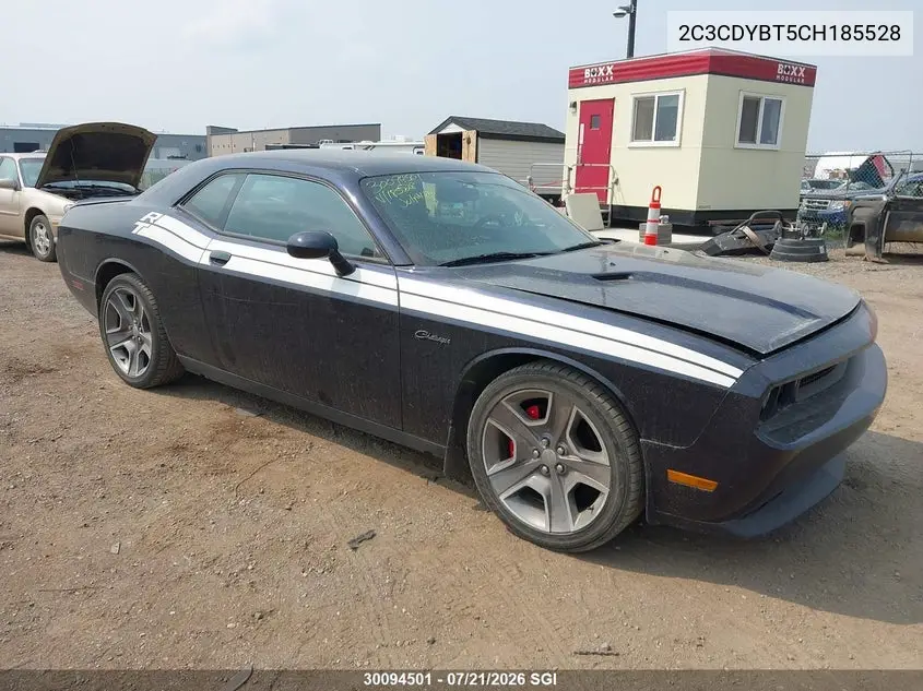 2012 Dodge Challenger R/T VIN: 2C3CDYBT5CH185528 Lot: 30094501