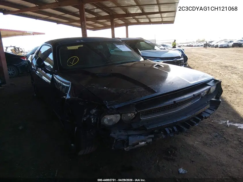 2012 Dodge Challenger Sxt VIN: 2C3CDYAG1CH121068 Lot: 44992751