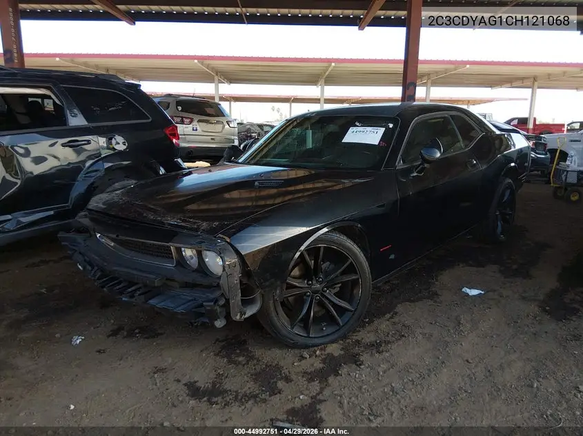 2012 Dodge Challenger Sxt VIN: 2C3CDYAG1CH121068 Lot: 44992751