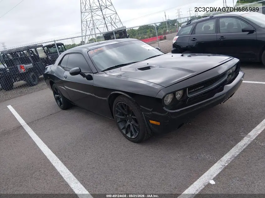 2013 Dodge Challenger Sxt VIN: 2C3CDYAG7DH686989 Lot: 45124438