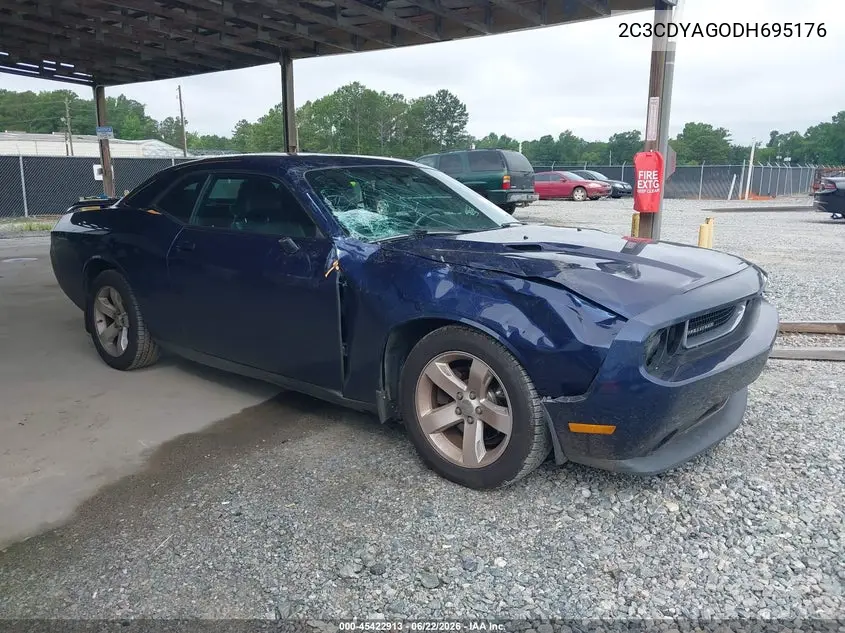 2013 Dodge Challenger Sxt Plus VIN: 2C3CDYAGODH695176 Lot: 45422913