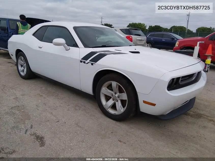 2013 Dodge Challenger R/T VIN: 2C3CDYBTXDH587725 Lot: 45454306