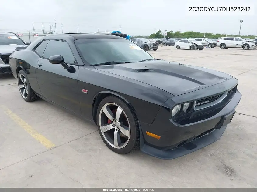 2013 Dodge Challenger Srt8 VIN: 2C3CDYCJ7DH528242 Lot: 45629035