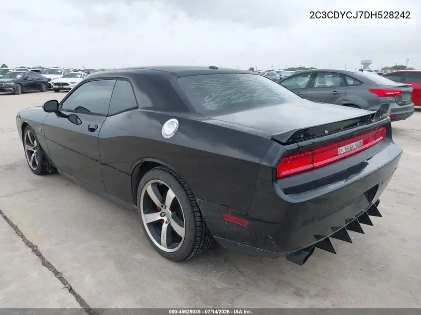 2013 Dodge Challenger Srt8 VIN: 2C3CDYCJ7DH528242 Lot: 45629035