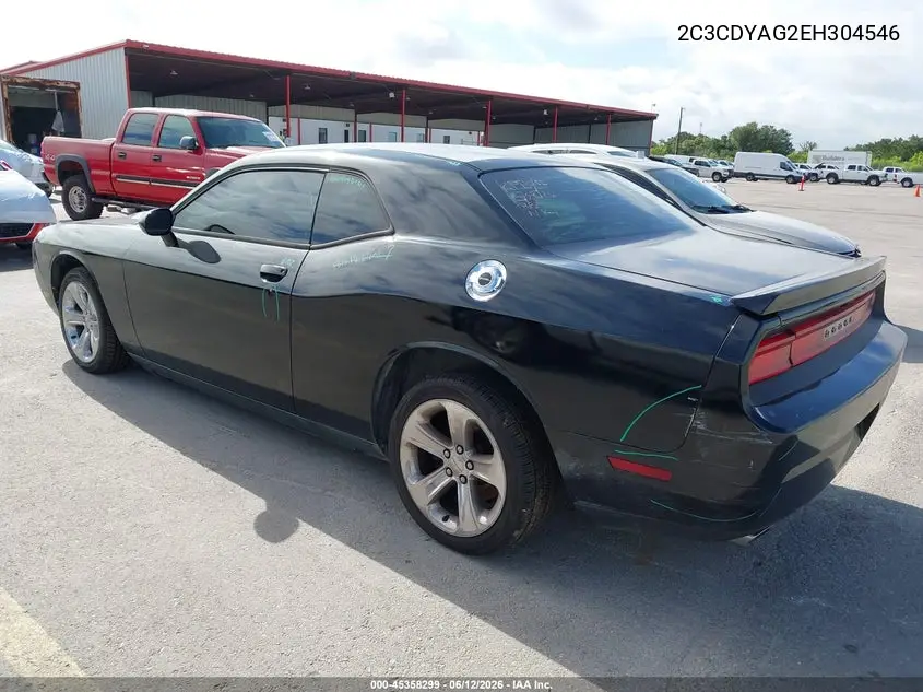 2014 Dodge Challenger Sxt VIN: 2C3CDYAG2EH304546 Lot: 45358299