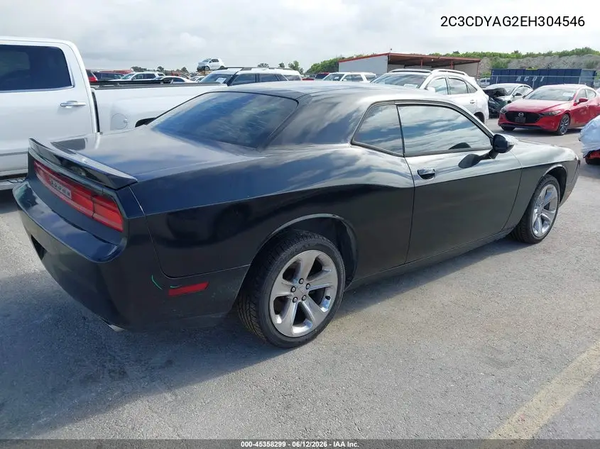 2014 Dodge Challenger Sxt VIN: 2C3CDYAG2EH304546 Lot: 45358299