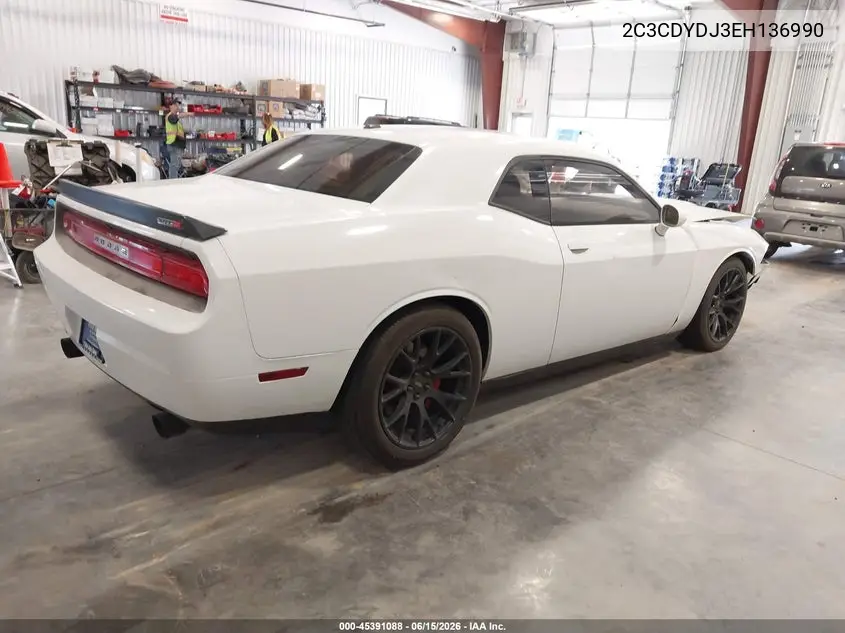 2014 Dodge Challenger Srt8 Core VIN: 2C3CDYDJ3EH136990 Lot: 45391088