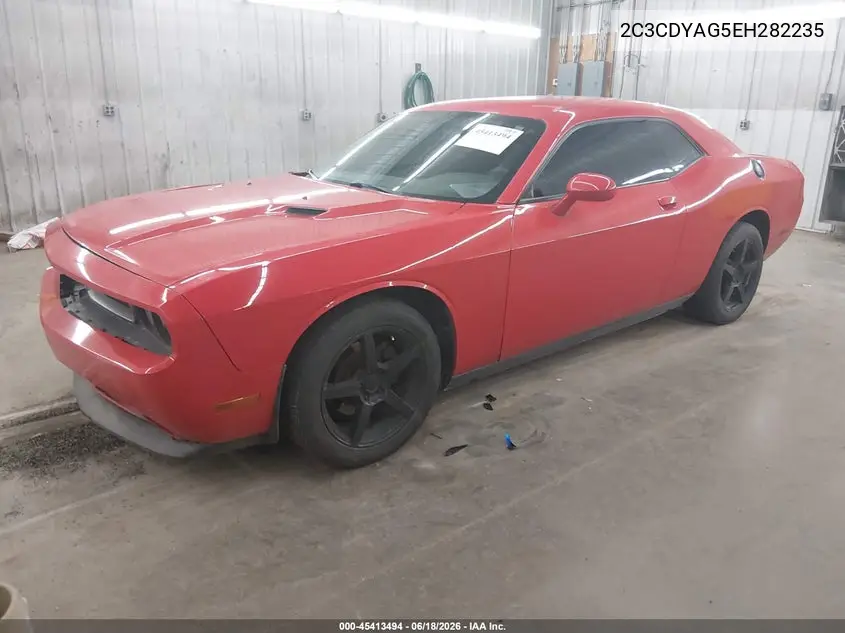 2014 Dodge Challenger Sxt VIN: 2C3CDYAG5EH282235 Lot: 45413494