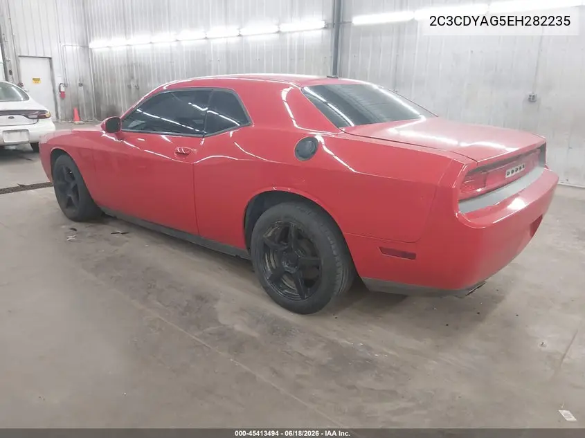 2014 Dodge Challenger Sxt VIN: 2C3CDYAG5EH282235 Lot: 45413494
