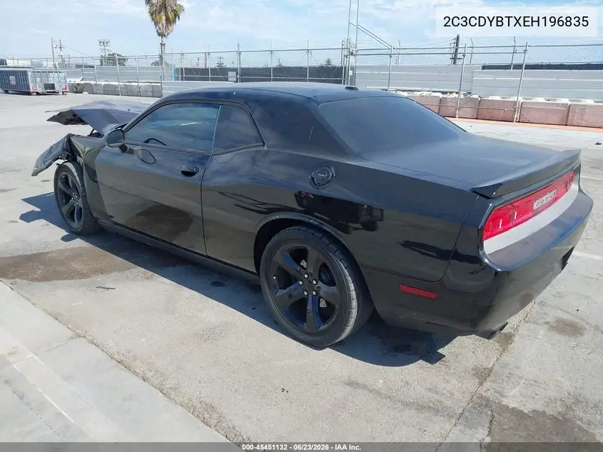 2014 Dodge Challenger R/T VIN: 2C3CDYBTXEH196835 Lot: 45451132