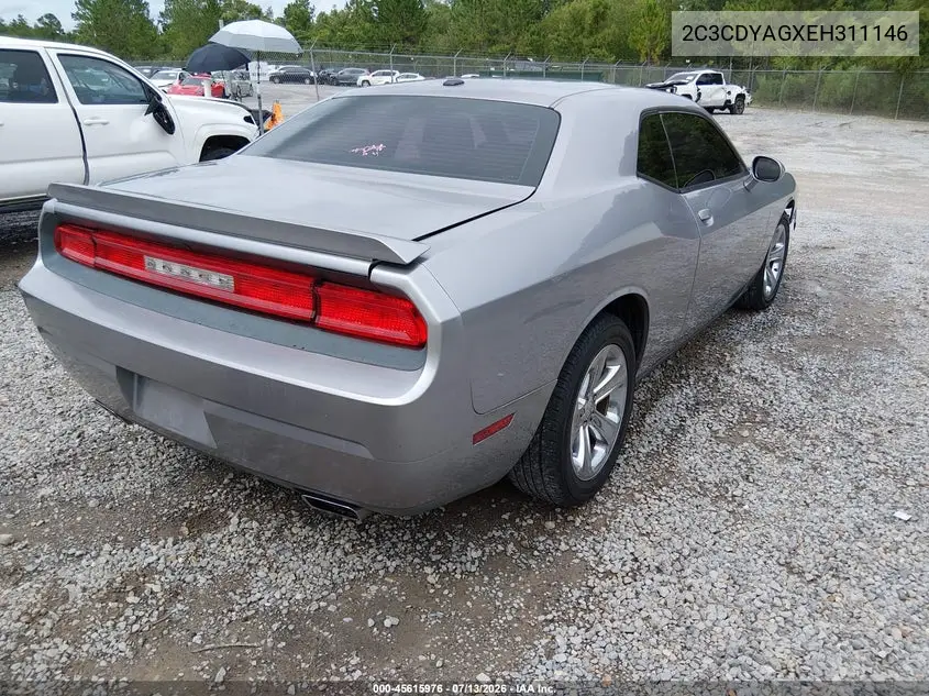 2014 Dodge Challenger Sxt VIN: 2C3CDYAGXEH311146 Lot: 45615976