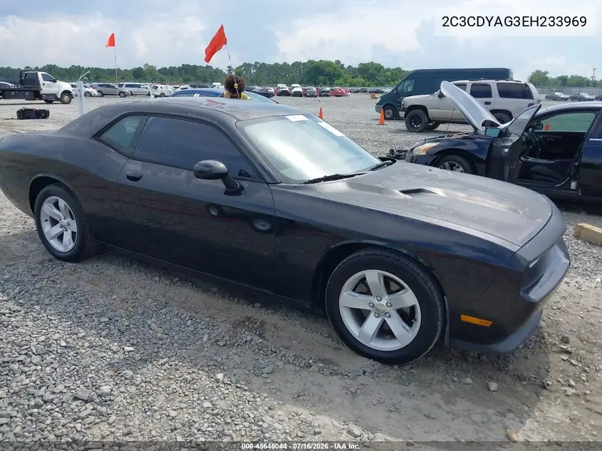 2014 Dodge Challenger Sxt VIN: 2C3CDYAG3EH233969 Lot: 45646044