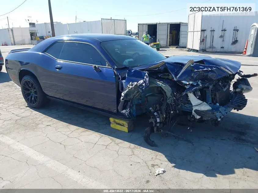 2015 Dodge Challenger R/T VIN: 2C3CDZAT5FH761369 Lot: 45414532