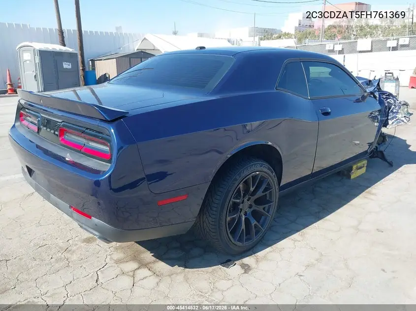 2015 Dodge Challenger R/T VIN: 2C3CDZAT5FH761369 Lot: 45414532