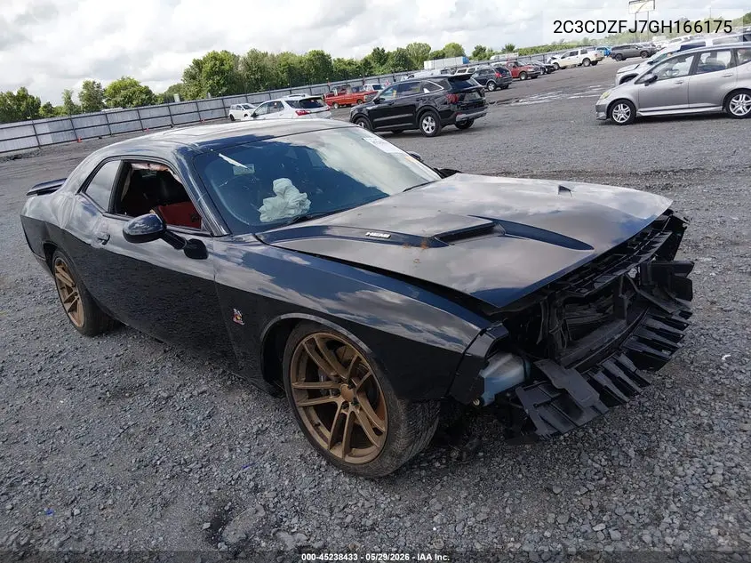 2016 Dodge Challenger R/T Scat Pack VIN: 2C3CDZFJ7GH166175 Lot: 45238433