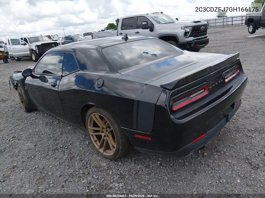 2016 Dodge Challenger R/T Scat Pack VIN: 2C3CDZFJ7GH166175 Lot: 45238433