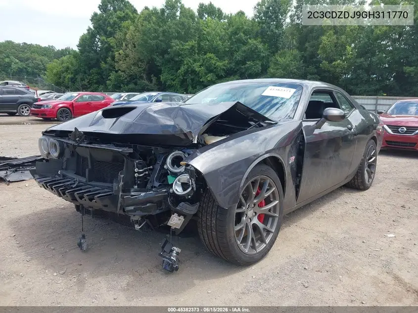 2016 Dodge Challenger Srt 392 VIN: 2C3CDZDJ9GH311770 Lot: 45382373