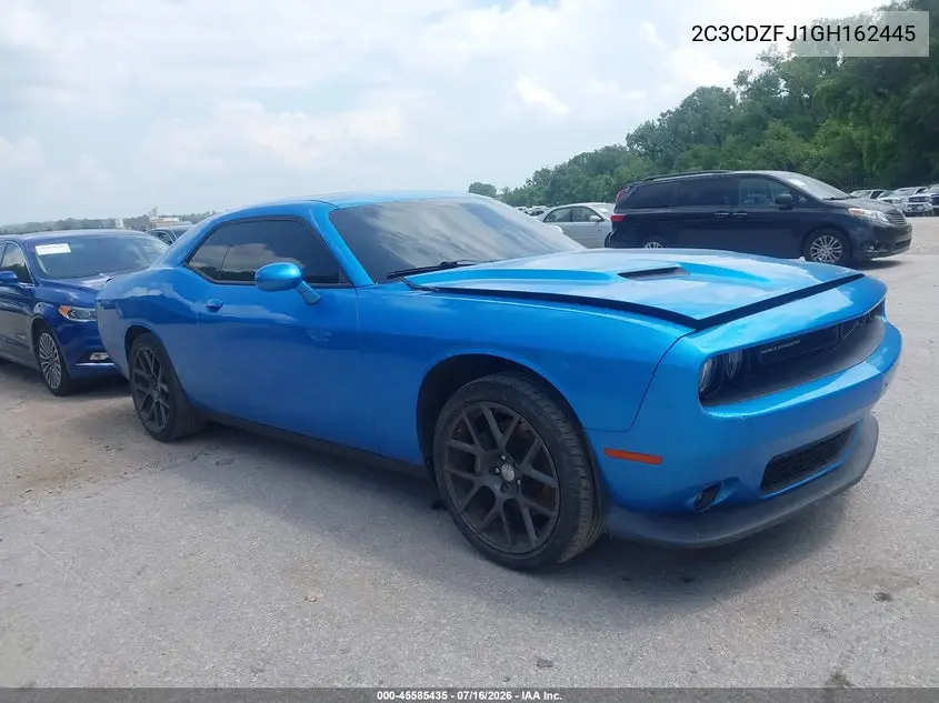 2016 Dodge Challenger R/T Scat Pack VIN: 2C3CDZFJ1GH162445 Lot: 45585435