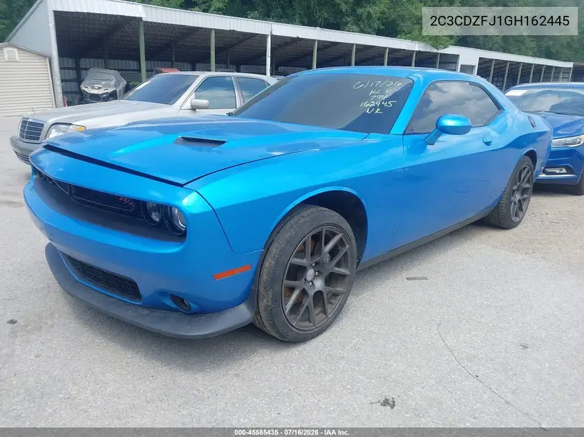 2016 Dodge Challenger R/T Scat Pack VIN: 2C3CDZFJ1GH162445 Lot: 45585435