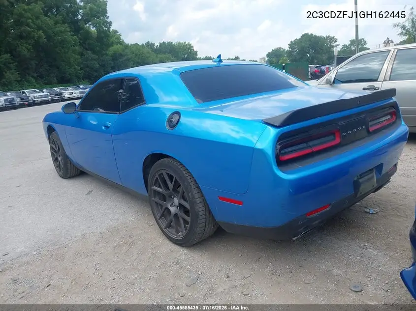 2016 Dodge Challenger R/T Scat Pack VIN: 2C3CDZFJ1GH162445 Lot: 45585435
