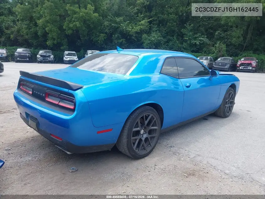 2016 Dodge Challenger R/T Scat Pack VIN: 2C3CDZFJ1GH162445 Lot: 45585435