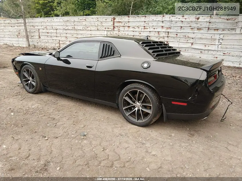 2016 Dodge Challenger 392 Hemi Scat Pack Shaker VIN: 2C3CDZFJ1GH288949 Lot: 45630290