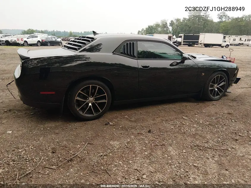 2016 Dodge Challenger 392 Hemi Scat Pack Shaker VIN: 2C3CDZFJ1GH288949 Lot: 45630290