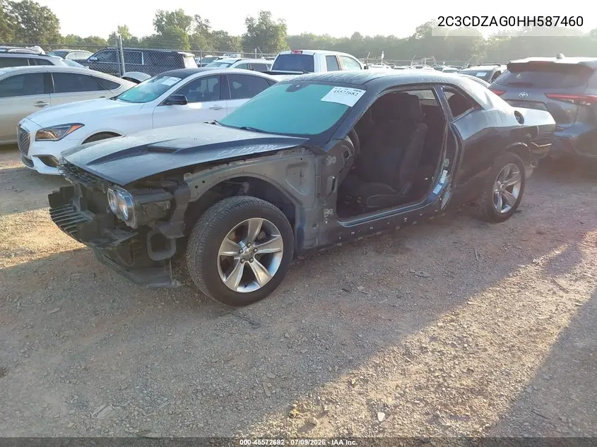 2017 Dodge Challenger Sxt VIN: 2C3CDZAG0HH587460 Lot: 45572682