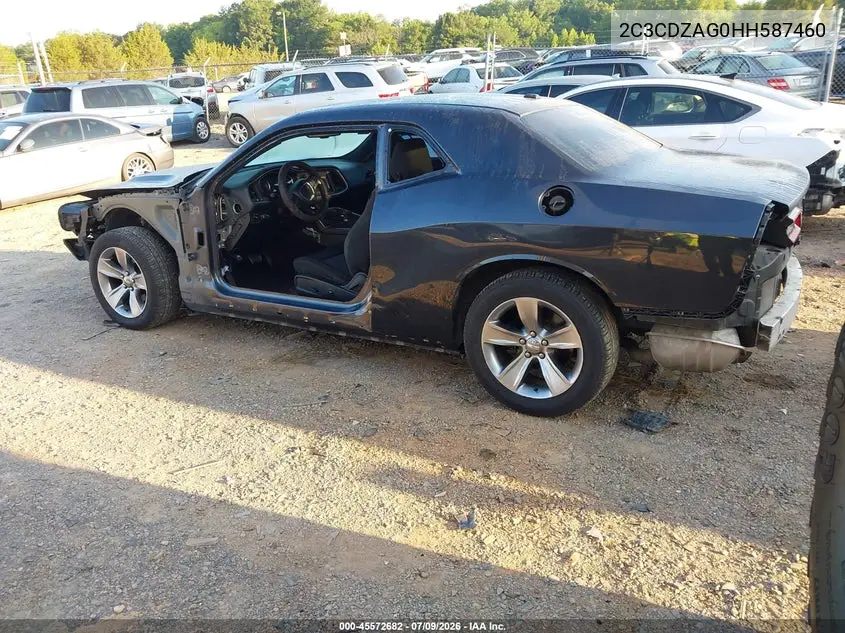 2017 Dodge Challenger Sxt VIN: 2C3CDZAG0HH587460 Lot: 45572682
