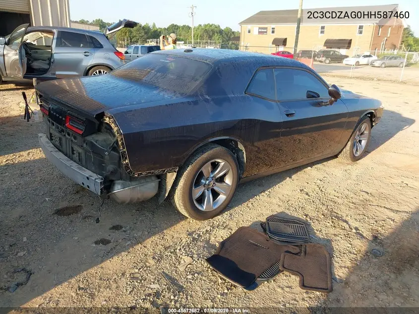 2017 Dodge Challenger Sxt VIN: 2C3CDZAG0HH587460 Lot: 45572682