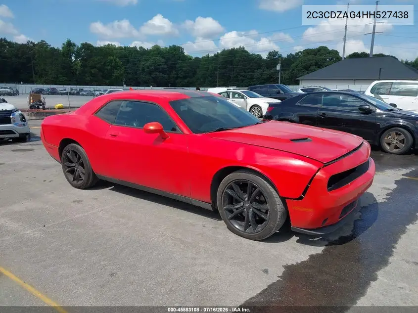 2017 Dodge Challenger Sxt Plus VIN: 2C3CDZAG4HH527438 Lot: 45583108