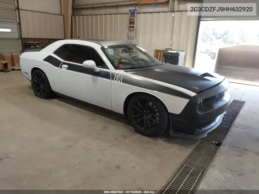 2017 Dodge Challenger T/A 392 VIN: 2C3CDZFJ9HH632920 Lot: 45657841