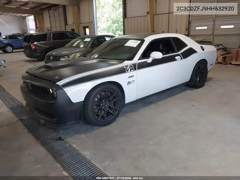 2017 Dodge Challenger T/A 392 VIN: 2C3CDZFJ9HH632920 Lot: 45657841