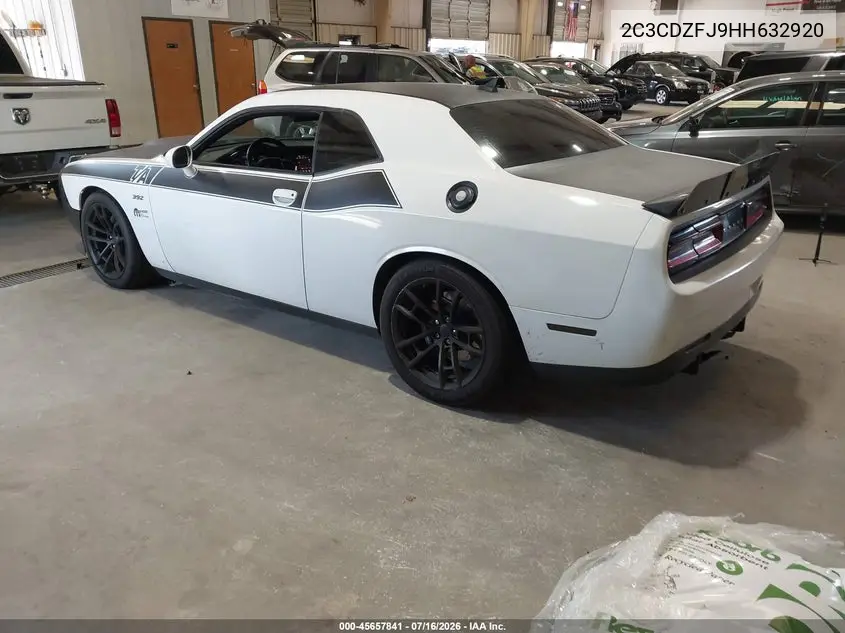 2017 Dodge Challenger T/A 392 VIN: 2C3CDZFJ9HH632920 Lot: 45657841