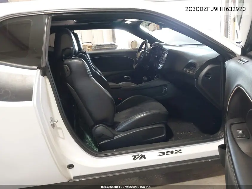 2017 Dodge Challenger T/A 392 VIN: 2C3CDZFJ9HH632920 Lot: 45657841