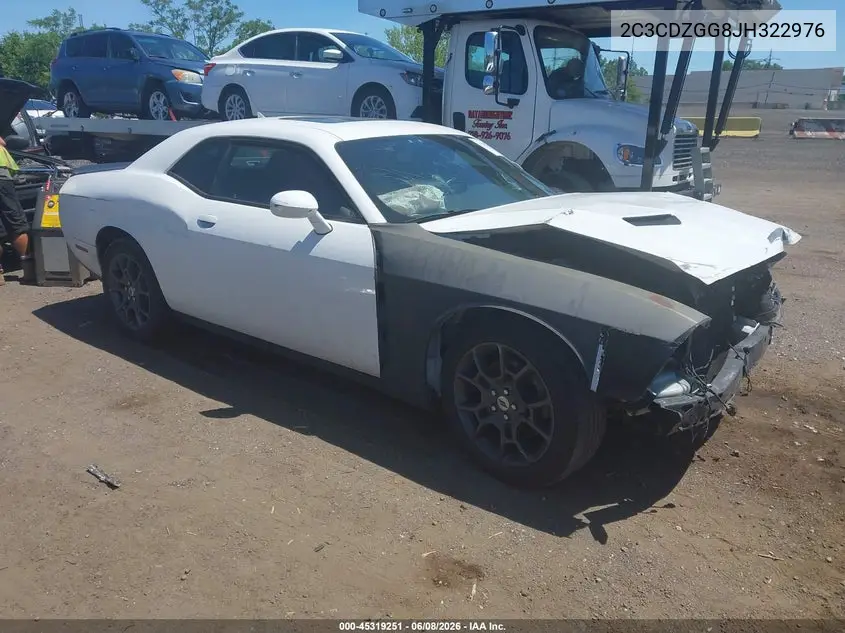 2018 Dodge Challenger Gt Awd VIN: 2C3CDZGG8JH322976 Lot: 45319251