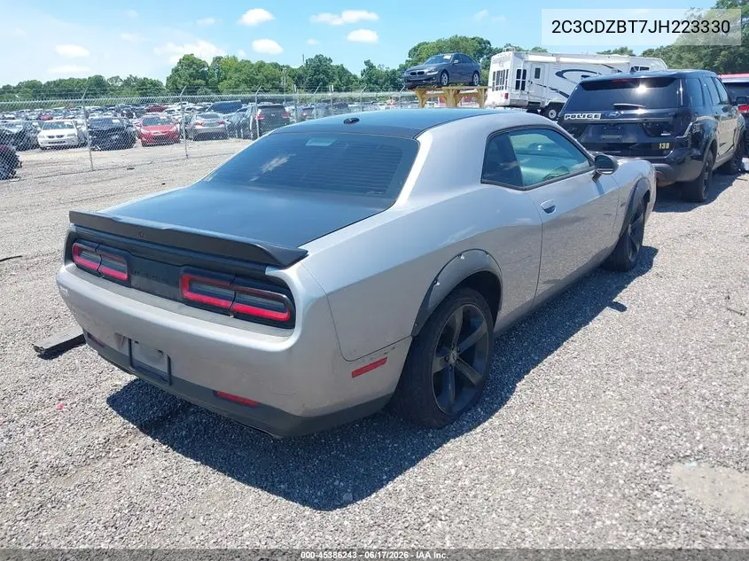 2018 Dodge Challenger R/T VIN: 2C3CDZBT7JH223330 Lot: 45386243