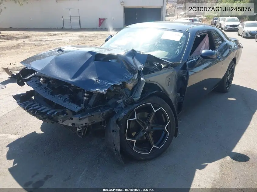 2018 Dodge Challenger Sxt VIN: 2C3CDZAG1JH245876 Lot: 45415966