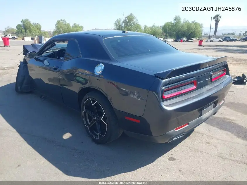 2018 Dodge Challenger Sxt VIN: 2C3CDZAG1JH245876 Lot: 45415966