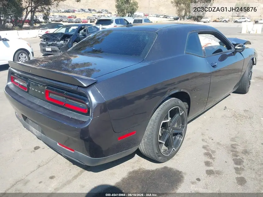2018 Dodge Challenger Sxt VIN: 2C3CDZAG1JH245876 Lot: 45415966