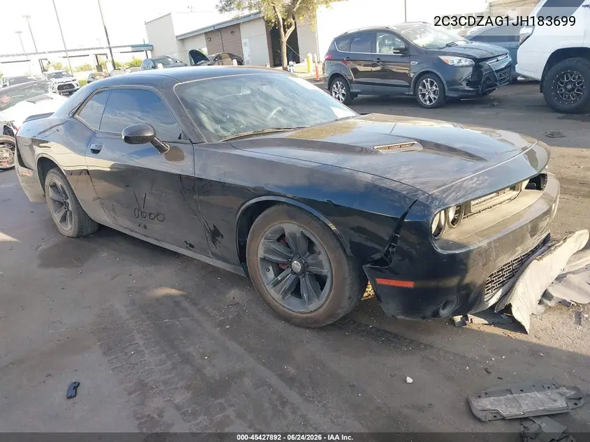 2018 Dodge Challenger Sxt VIN: 2C3CDZAG1JH183699 Lot: 45427892