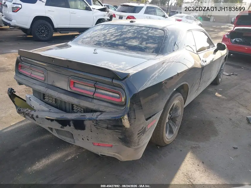 2018 Dodge Challenger Sxt VIN: 2C3CDZAG1JH183699 Lot: 45427892