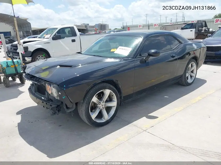 2018 Dodge Challenger Sxt VIN: 2C3CDZAG9JH131866 Lot: 45569242