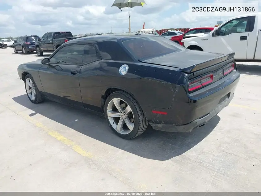 2018 Dodge Challenger Sxt VIN: 2C3CDZAG9JH131866 Lot: 45569242
