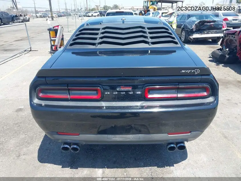 2018 Dodge Challenger Sxt VIN: 2C3CDZAG0JH325508 Lot: 45671332