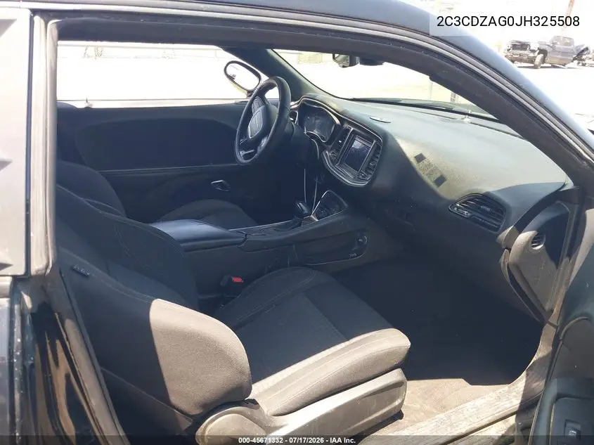 2018 Dodge Challenger Sxt VIN: 2C3CDZAG0JH325508 Lot: 45671332